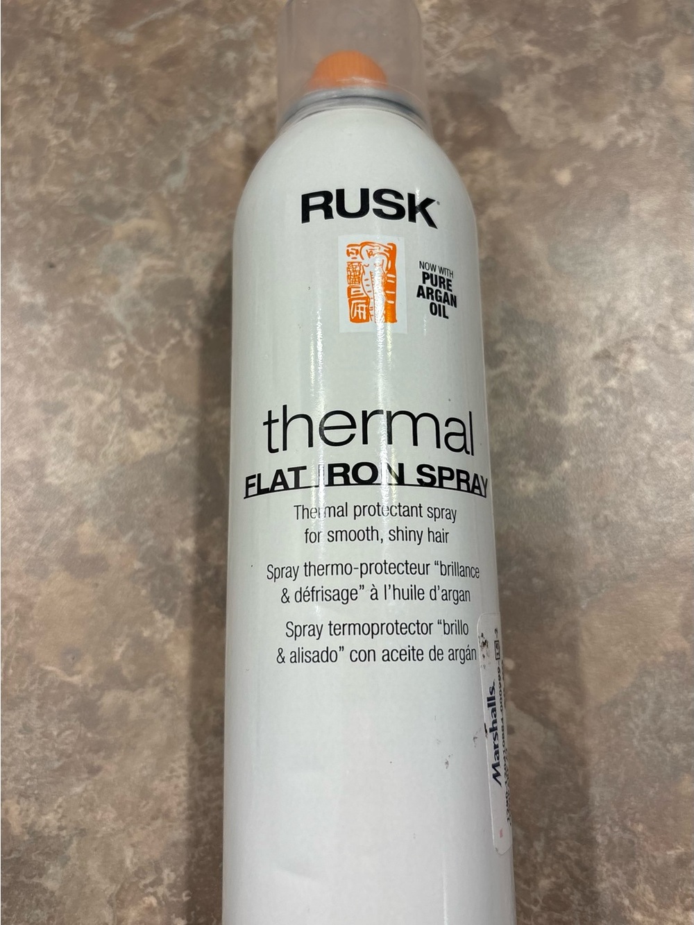 RUSK Thermal Flat Iron Spray - White